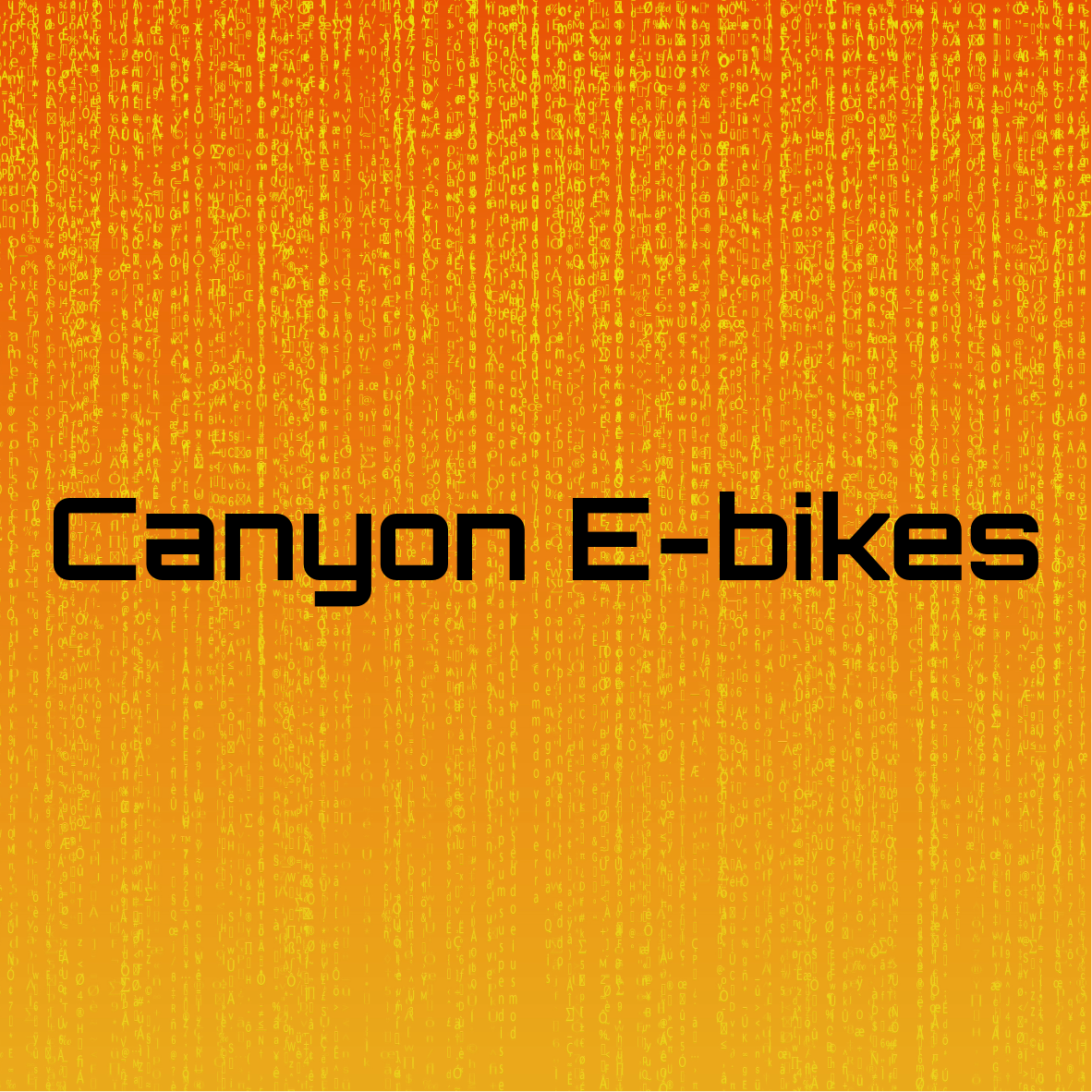 Canyon road e-bikes