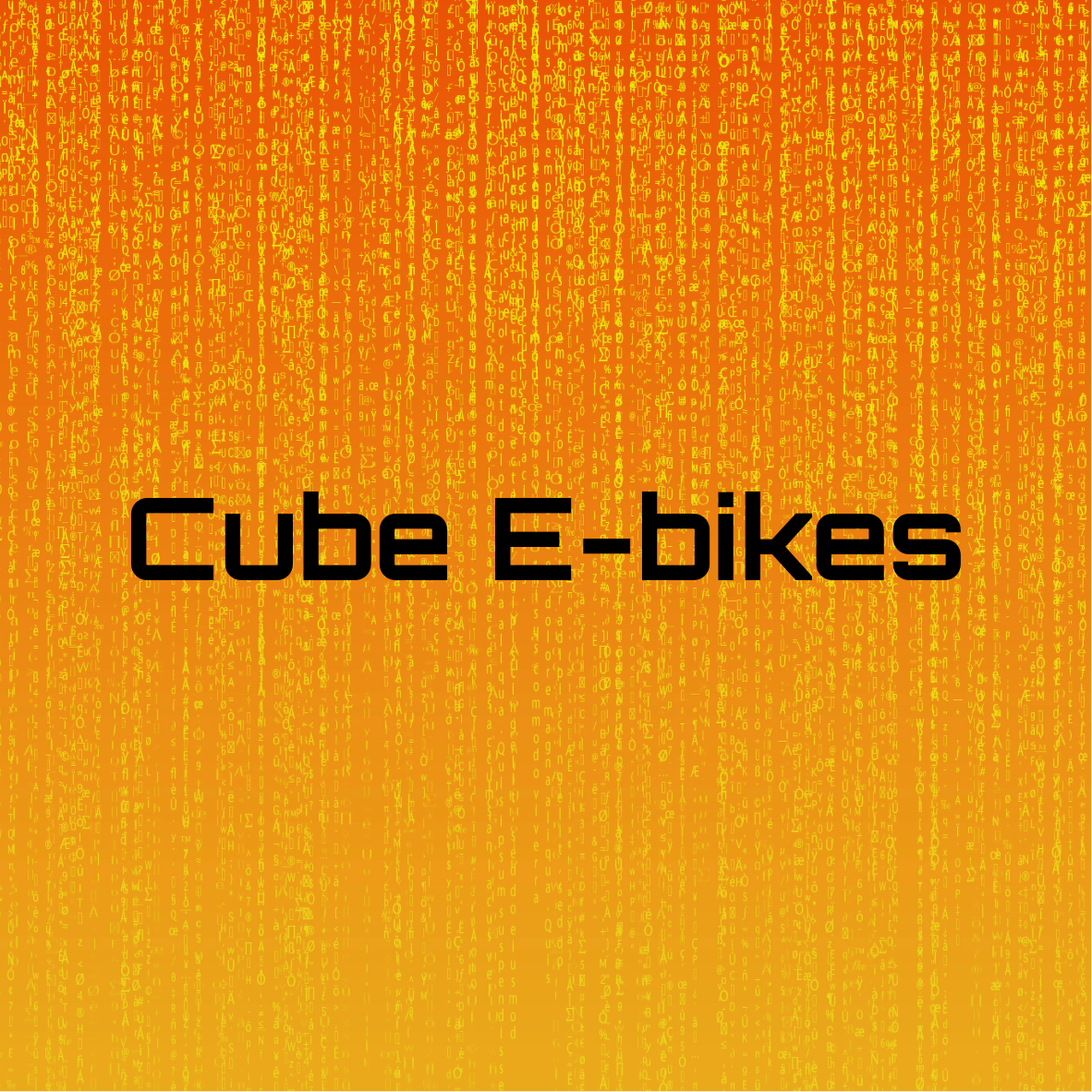 Cube road e-bikes